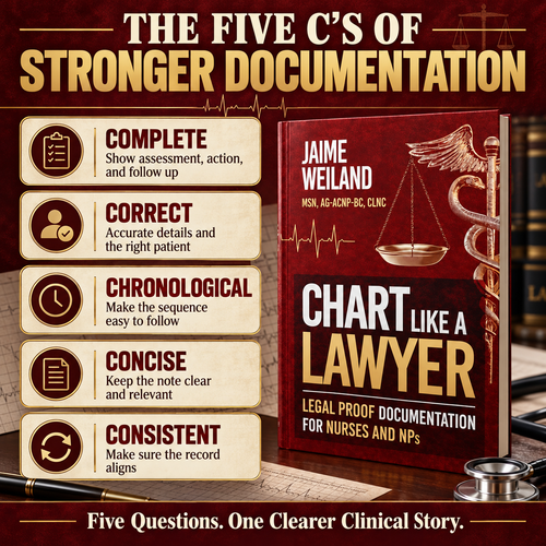 Chart Like A Lawyer: Legal Proof Documentation Guide for Nurses