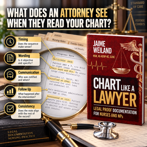 Chart Like A Lawyer: Legal Proof Documentation Guide for Nurses