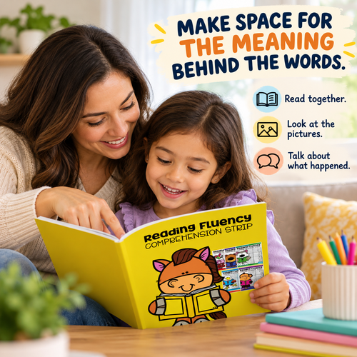 Reading Fluency & Comprehension Workbook for Autistic Kids