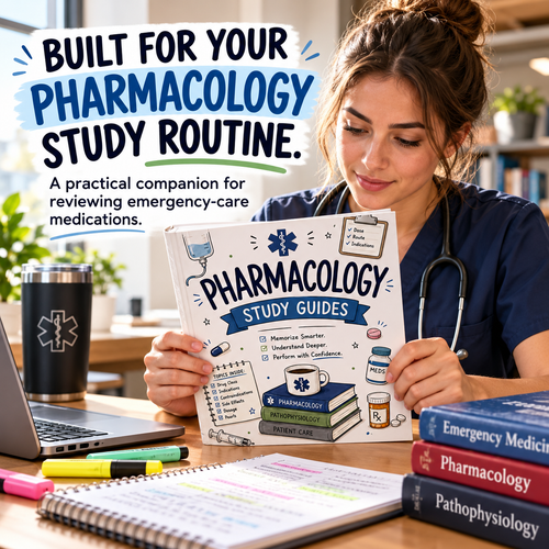 Pharmacology Study Guide: 50 Medications for EMS, Emergency, and Acute Care