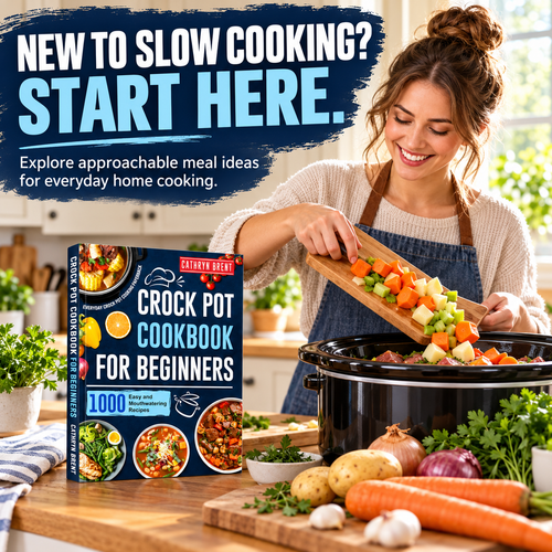 Crockpot Cookbook for Beginners: 1000 Easy, Mouthwatering Recipes for Everyday