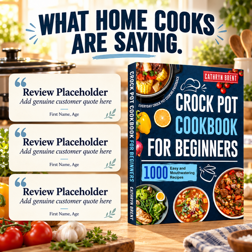 Crockpot Cookbook for Beginners: 1000 Easy, Mouthwatering Recipes for Everyday